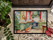 Load image into Gallery viewer, Corgi Christmas Cookies Doormat-24x36 Indoor / Outdoor Rug | Made in USA