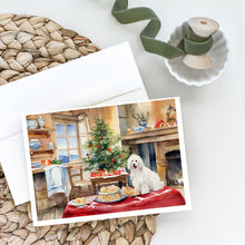 Load image into Gallery viewer, Coton De Tulear Christmas Cookies Greeting Cards - Blank Note Cards – 8-Pack of Artist-Designed Cards with Envelopes