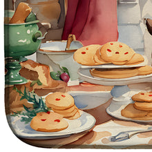 Load image into Gallery viewer, Dachshund Christmas Cookies Dish Drying Mat