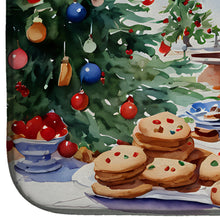 Load image into Gallery viewer, Dachshund Christmas Cookies Dish Drying Mat