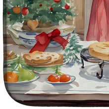 Load image into Gallery viewer, Doberman Pinscher Christmas Cookies Dish Drying Mat