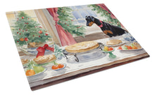 Load image into Gallery viewer, Doberman Pinscher Christmas Cookies Glass Cutting Boards – Durable, Decorative Kitchen Art