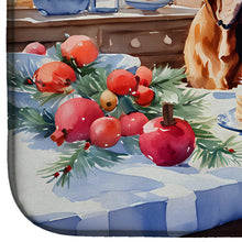 Load image into Gallery viewer, Dogue de Bordeaux Christmas Cookies Dish Drying Mat