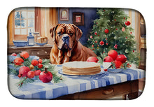 Load image into Gallery viewer, Dogue de Bordeaux Christmas Cookies Dish Drying Mat