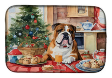 Load image into Gallery viewer, English Bulldog Christmas Cookies Dish Drying Mat