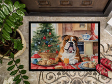Load image into Gallery viewer, English Bulldog Christmas Cookies Doormat-24x36 Indoor / Outdoor Rug | Made in USA