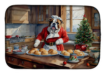 Load image into Gallery viewer, English Bulldog Christmas Cookies Dish Drying Mat