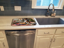 Load image into Gallery viewer, English Foxhound Christmas Cookies Dish Drying Mat