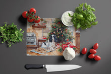 Load image into Gallery viewer, English Springer Spaniel Christmas Cookies Glass Cutting Boards – Durable, Decorative Kitchen Art
