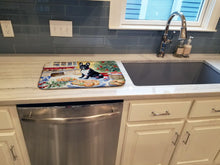 Load image into Gallery viewer, French Bulldog Christmas Cookies Dish Drying Mat