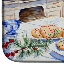 Load image into Gallery viewer, French Bulldog Christmas Cookies Dish Drying Mat