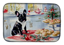 Load image into Gallery viewer, French Bulldog Christmas Cookies Dish Drying Mat