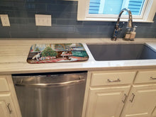 Load image into Gallery viewer, French Bulldog Christmas Cookies Dish Drying Mat