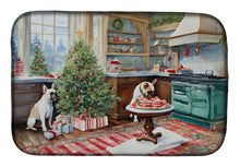 Load image into Gallery viewer, French Bulldog Christmas Cookies Dish Drying Mat
