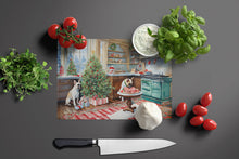 Load image into Gallery viewer, French Bulldog Christmas Cookies Glass Cutting Boards – Durable, Decorative Kitchen Art