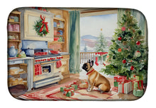 Load image into Gallery viewer, French Bulldog Christmas Cookies Dish Drying Mat