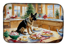 Load image into Gallery viewer, German Shepherd Christmas Cookies Dish Drying Mat