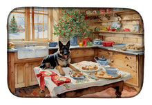 Load image into Gallery viewer, German Shepherd Christmas Cookies Dish Drying Mat