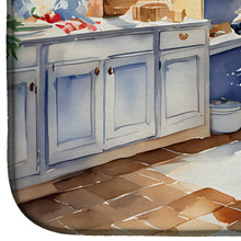 Load image into Gallery viewer, Golden Retriever Christmas Cookies Dish Drying Mat