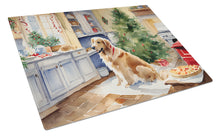 Load image into Gallery viewer, Golden Retriever Christmas Cookies Glass Cutting Boards – Durable, Decorative Kitchen Art