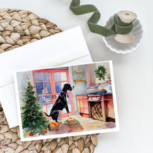 Load image into Gallery viewer, Great Dane Christmas Cookies Greeting Cards - Blank Note Cards – 8-Pack of Artist-Designed Cards with Envelopes