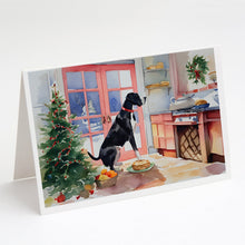Load image into Gallery viewer, Great Dane Christmas Cookies Greeting Cards - Blank Note Cards – 8-Pack of Artist-Designed Cards with Envelopes