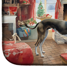 Load image into Gallery viewer, Greyhound Christmas Cookies Dish Drying Mat