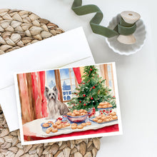 Load image into Gallery viewer, Chinese Crested Christmas Cookies Greeting Cards - Blank Note Cards – 8-Pack of Artist-Designed Cards with Envelopes