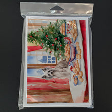 Load image into Gallery viewer, Chinese Crested Christmas Cookies Greeting Cards - Blank Note Cards – 8-Pack of Artist-Designed Cards with Envelopes