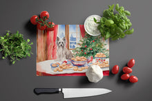 Load image into Gallery viewer, Chinese Crested Christmas Cookies Glass Cutting Boards – Durable, Decorative Kitchen Art