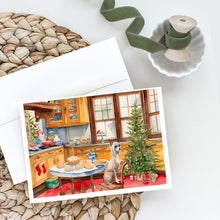 Load image into Gallery viewer, Chinese Crested Christmas Cookies Greeting Cards - Blank Note Cards – 8-Pack of Artist-Designed Cards with Envelopes
