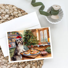 Load image into Gallery viewer, Havanese Christmas Cookies Greeting Cards - Blank Note Cards – 8-Pack of Artist-Designed Cards with Envelopes