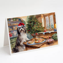 Load image into Gallery viewer, Havanese Christmas Cookies Greeting Cards - Blank Note Cards – 8-Pack of Artist-Designed Cards with Envelopes