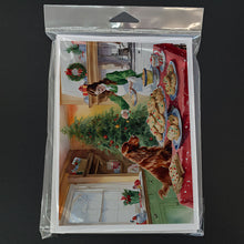 Load image into Gallery viewer, Irish Setter Christmas Cookies Greeting Cards - Blank Note Cards – 8-Pack of Artist-Designed Cards with Envelopes