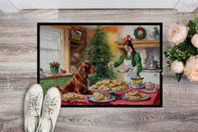 Load image into Gallery viewer, Irish Setter Christmas Cookies Doormat - 18X27 Indoor / Outdoor Rug | Made in USA