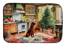 Load image into Gallery viewer, Irish Setter Christmas Cookies Dish Drying Mat