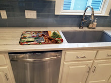 Load image into Gallery viewer, Irish Terrier Christmas Cookies Dish Drying Mat