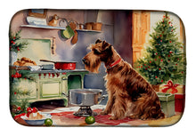 Load image into Gallery viewer, Irish Terrier Christmas Cookies Dish Drying Mat