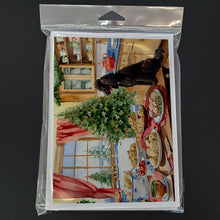 Load image into Gallery viewer, Irish Water Spaniel Christmas Cookies Greeting Cards - Blank Note Cards – 8-Pack of Artist-Designed Cards with Envelopes