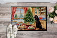 Load image into Gallery viewer, Irish Water Spaniel Christmas Cookies Doormat
