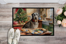 Load image into Gallery viewer, Irish Wolfhound Christmas Cookies Doormat - 18X27 Indoor / Outdoor Rug | Made in USA