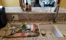 Load image into Gallery viewer, Irish Wolfhound Christmas Cookies Dish Drying Mat