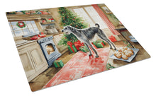 Load image into Gallery viewer, Irish Wolfhound Christmas Cookies Glass Cutting Boards – Durable, Decorative Kitchen Art