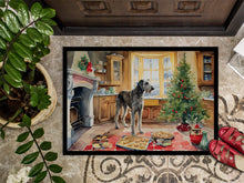 Load image into Gallery viewer, Irish Wolfhound Christmas Cookies Doormat - 18X27 Indoor / Outdoor Rug | Made in USA