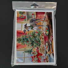 Load image into Gallery viewer, Italian Greyhound Christmas Cookies Greeting Cards - Blank Note Cards – 8-Pack of Artist-Designed Cards with Envelopes