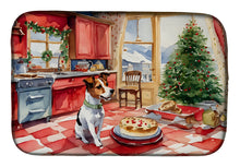 Load image into Gallery viewer, Jack Russell Terrier Christmas Cookies Dish Drying Mat