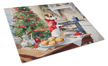 Load image into Gallery viewer, Jack Russell Terrier Christmas Cookies Glass Cutting Boards – Durable, Decorative Kitchen Art