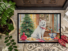 Load image into Gallery viewer, Japanese Spitz Christmas Cookies Doormat-24x36 Indoor / Outdoor Rug | Made in USA