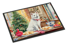 Load image into Gallery viewer, Japanese Spitz Christmas Cookies Doormat-24x36 Indoor / Outdoor Rug | Made in USA