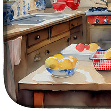 Load image into Gallery viewer, Keeshond Christmas Cookies Dish Drying Mat